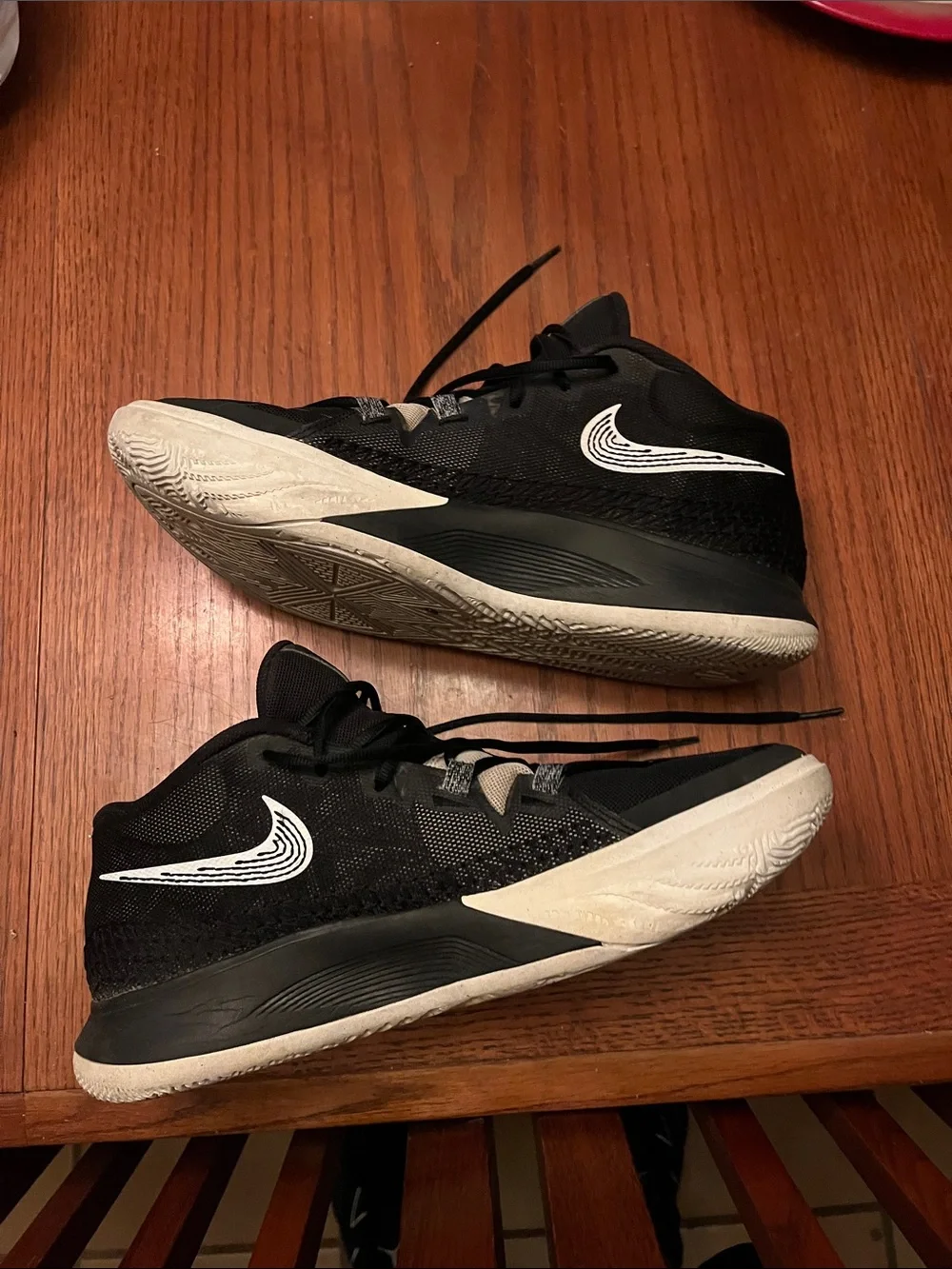 Nike Men’s Basketball Sneakers Kyrie Irving— Black & Cream Accents